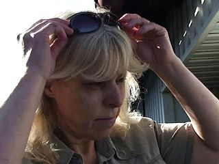 Blonde Mother In Law Taboo Sex Outdoors