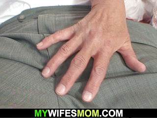Her Old Mommy Sucks And Rides Son-in-law Dick